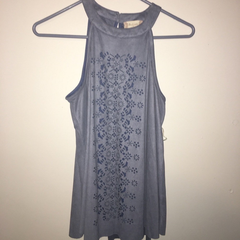 Flowery Halter Top